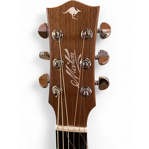 Used Maton EBG808C TE Natural Acoustic Electric Guitar