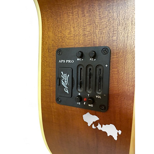 Used Maton EBG808C TE Natural Acoustic Electric Guitar