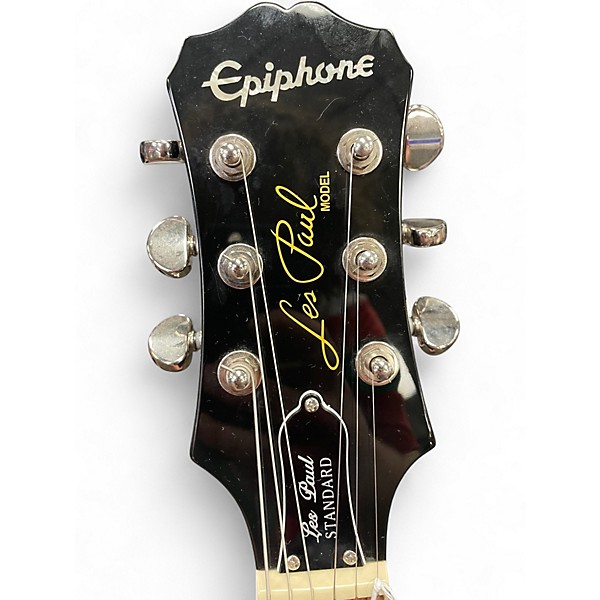 Used Epiphone Les Paul Standard Black Solid Body Electric Guitar