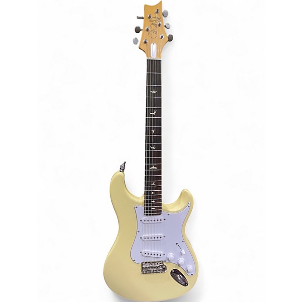 Used PRS SE Silver Sky White Solid Body Electric Guitar
