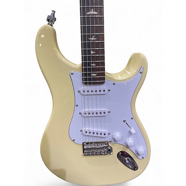 Used PRS SE Silver Sky White Solid Body Electric Guitar