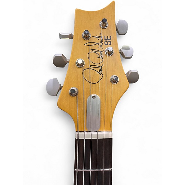Used PRS SE Silver Sky White Solid Body Electric Guitar