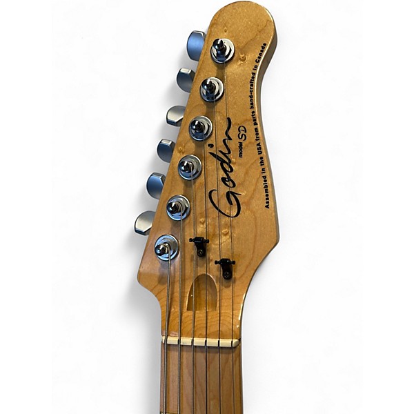 Used Godin SD24 2 Tone Sunburst Solid Body Electric Guitar