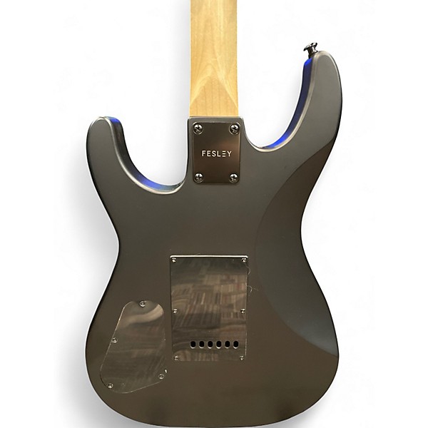 Used Fesley DELUXE EDITION Black Solid Body Electric Guitar