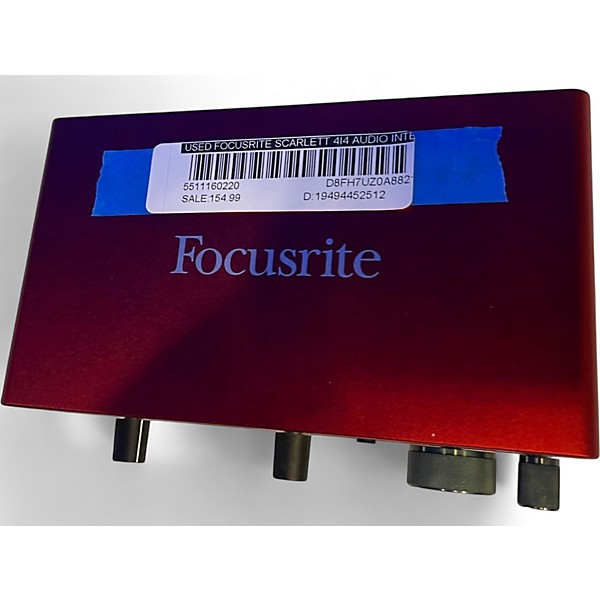 Used Focusrite Scarlett 4i4 Audio Interface