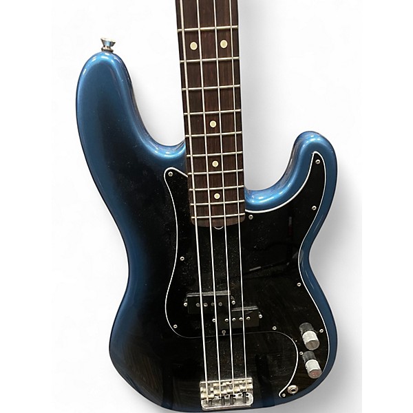 Used Fender American Professional II Precision Bass Dark Night Electric Bass Guitar