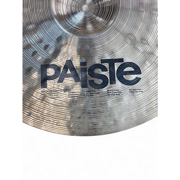 Used Paiste 20in Signature Full Ride Cymbal