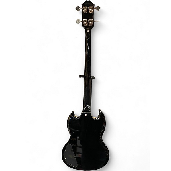 Used 2010 Epiphone SG BASS Black Electric Bass Guitar