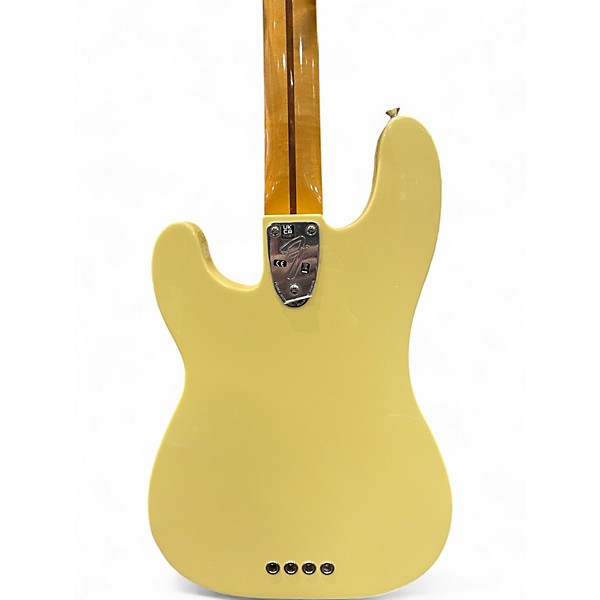 Used 2020s Fender TELECASTER BASS Yellow Electric Bass Guitar