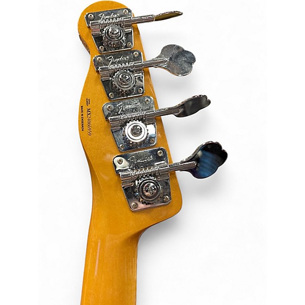 Used 2020s Fender TELECASTER BASS Yellow Electric Bass Guitar