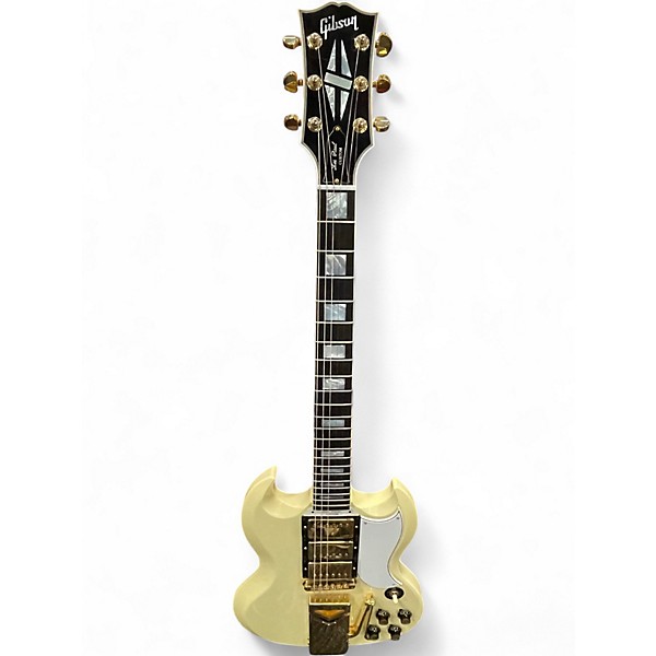 Used Gibson SG Les Paul Custom 60th Anniversary Polaris White Solid Body Electric Guitar