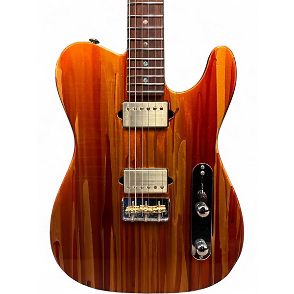 Used Suhr Custom Classic T ROOT BEER DRIP Solid Body Electric Guitar