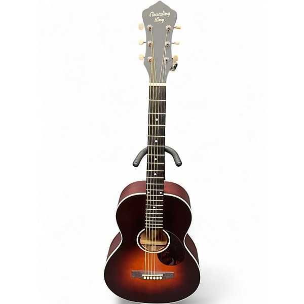 Used Recording King RPS-11-FE3-TBR Transparent Brownburst Acoustic Electric Guitar