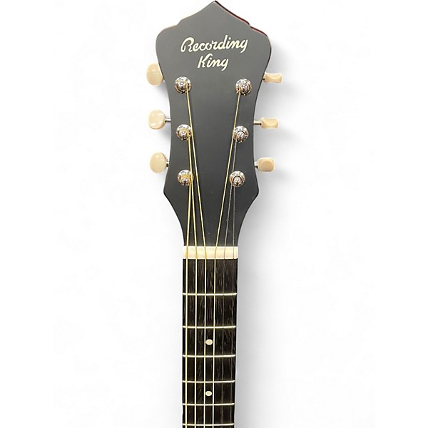 Used Recording King RPS-11-FE3-TBR Transparent Brownburst Acoustic Electric Guitar