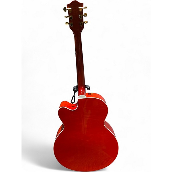Used Gretsch Guitars G5022CE Rancher Jumbo Orange Acoustic Electric Guitar