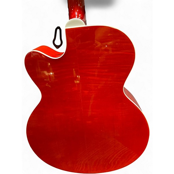 Used Gretsch Guitars G5022CE Rancher Jumbo Orange Acoustic Electric Guitar