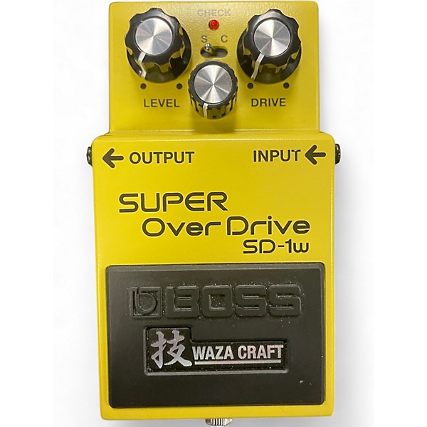 Used BOSS SD1W Super Overdrive Waza Craft Effect Pedal
