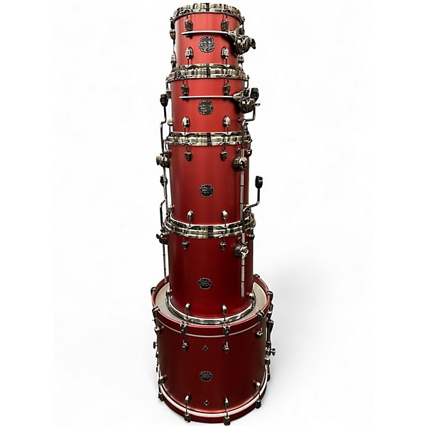 Used Mapex 4 Piece Saturn Evolution Workhorse Tuscan Red Drum Kit