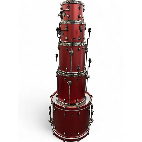 Used Mapex 4 Piece Saturn Evolution Workhorse Tuscan Red Drum Kit