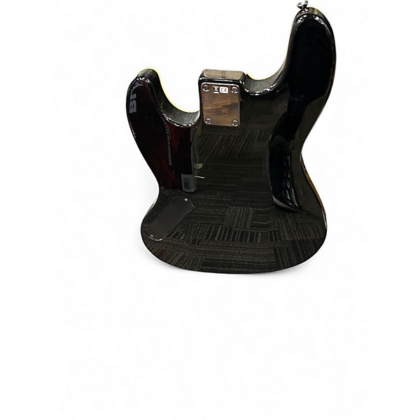 Used 2021 Fender Aerodyne Jazz Bass Black Electric Bass Guitar