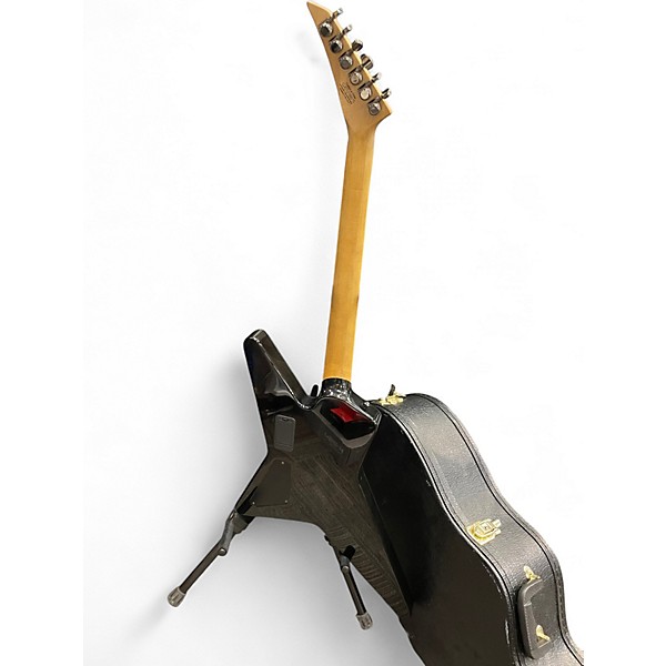 Used Charvel Desolation DST-1 ST Star Trans Black Solid Body Electric Guitar