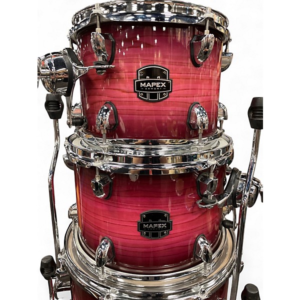 Used Mapex 4 Piece Armory Studioease Tanzanite Burst Drum Kit