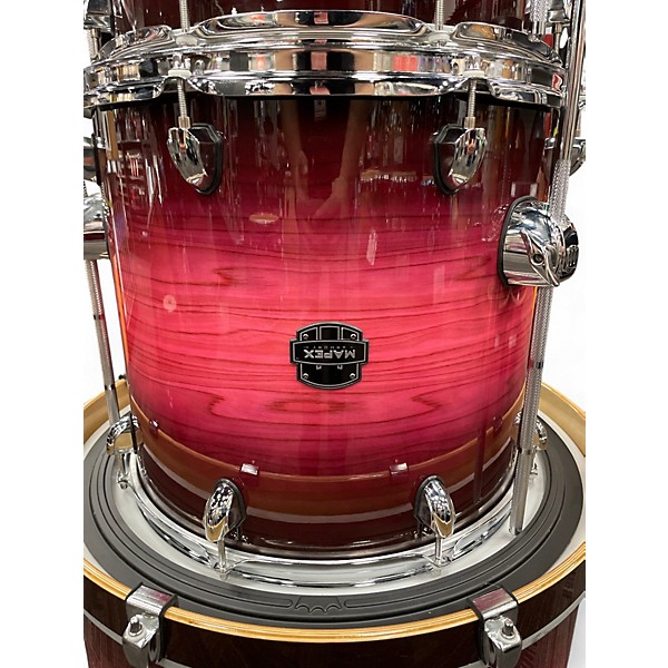 Used Mapex 4 Piece Armory Studioease Tanzanite Burst Drum Kit