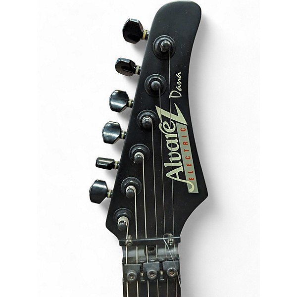 Used Alvarez DANA SCOOP Black Solid Body Electric Guitar