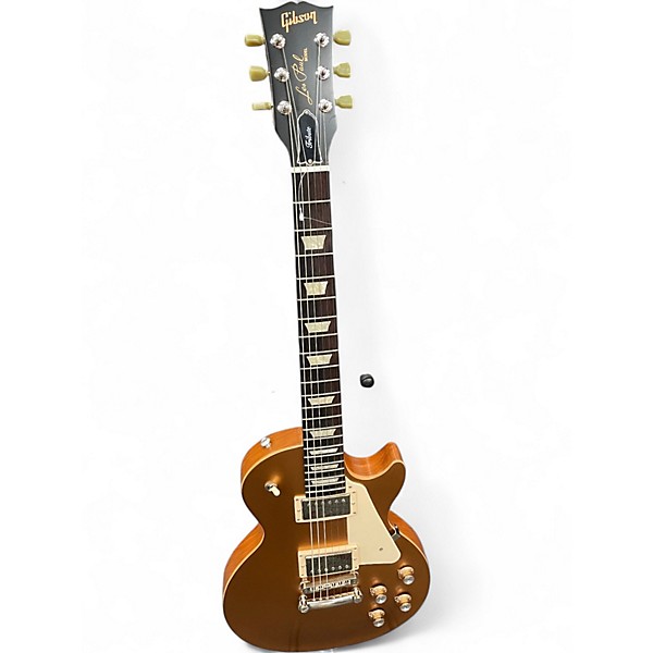 Used Gibson Les Paul Tribute Gold Top Solid Body Electric Guitar