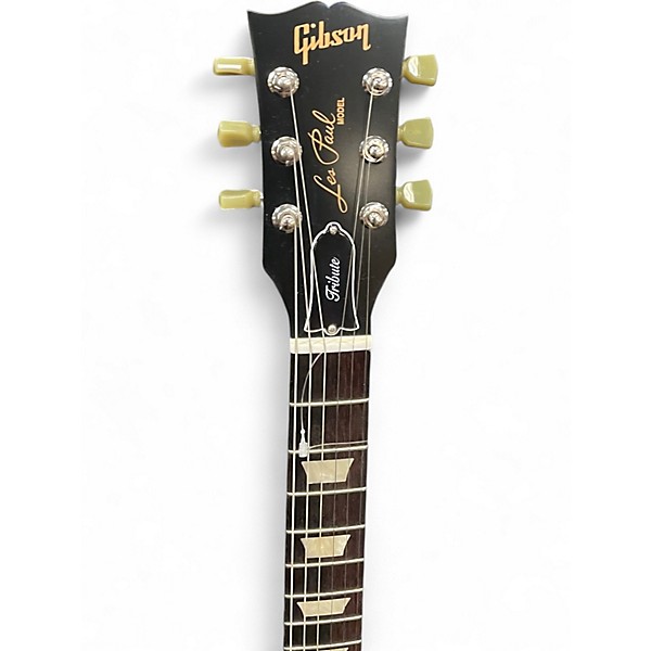 Used Gibson Les Paul Tribute Gold Top Solid Body Electric Guitar