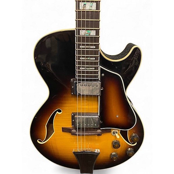 Used Ibanez AG195 2 Color Sunburst Hollow Body Electric Guitar