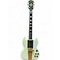 Used 2023 Epiphone Inspired by Gibson Custom 1963 SG Custom With Maestro Classic White Solid Body Electric Guitar thumbnail