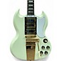 Used 2023 Epiphone Inspired by Gibson Custom 1963 SG Custom With Maestro Classic White Solid Body Electric Guitar