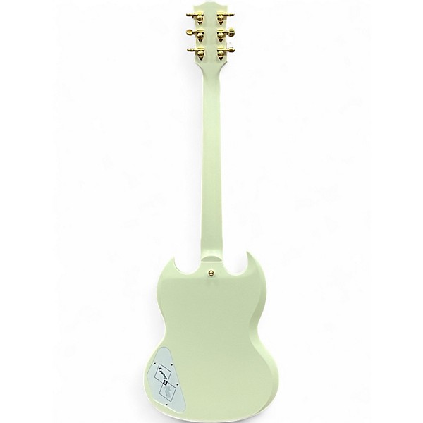 Used 2023 Epiphone Inspired by Gibson Custom 1963 SG Custom With Maestro Classic White Solid Body Electric Guitar