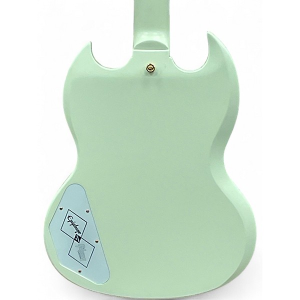 Used 2023 Epiphone Inspired by Gibson Custom 1963 SG Custom With Maestro Classic White Solid Body Electric Guitar