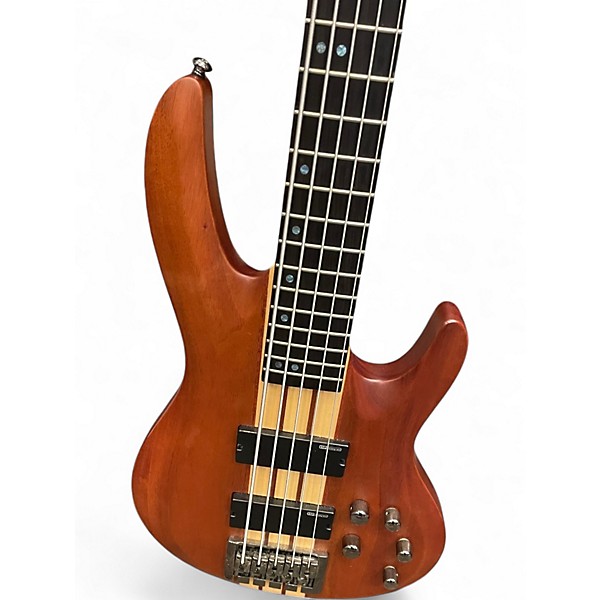 Used ESP LTD B105 5 String Natural Electric Bass Guitar