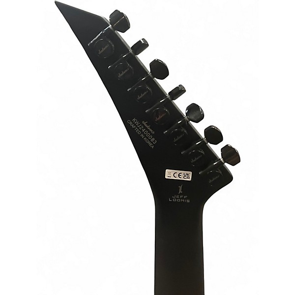 Used Jackson Pro Series Signature Jeff Loomis Soloist 7-String Ebony Fing Satin Black Solid Body Electric Guitar