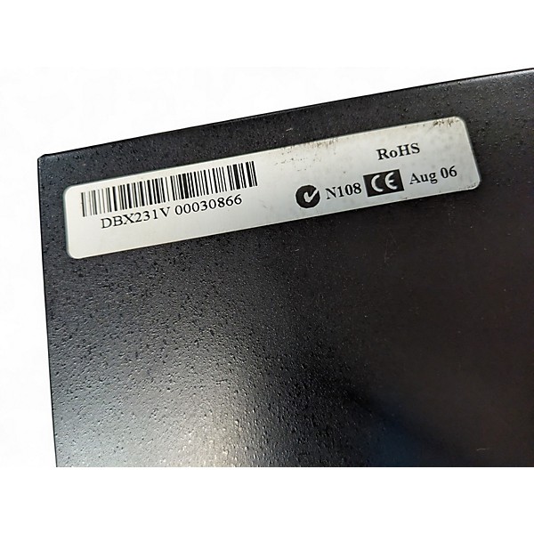 Used dbx 231 Dual 31-Band Graphic Equalizer