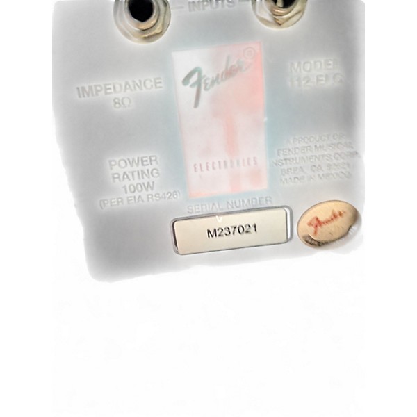 Used Fender 112-ELC pair Unpowered Speaker