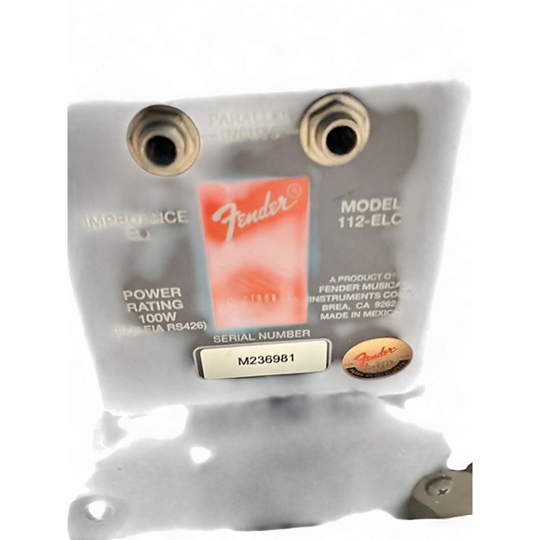 Used Fender 112-ELC pair Unpowered Speaker