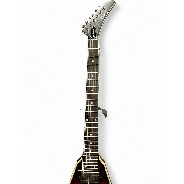 Used Epiphone Flying V Prophecy Dave Mustaine Dark Red Burst Hollow Body Electric Guitar