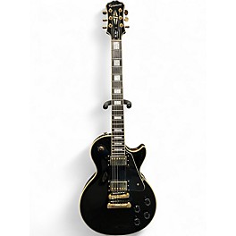 Used Epiphone Les Paul Custom Black Solid Body Electric Guitar