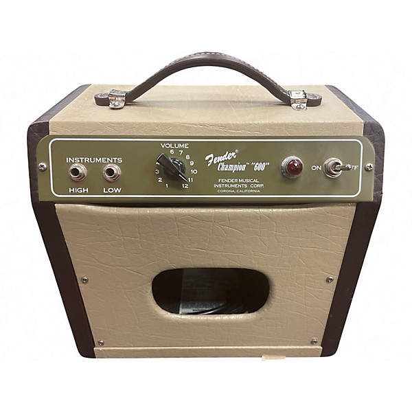 Used Fender Champion 600 5W 1X6 Tube Guitar Combo Amp