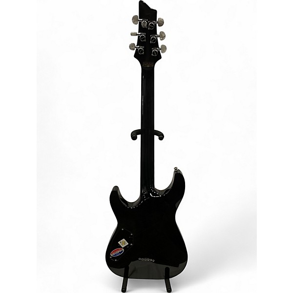 Used 2012 Schecter Guitar Research C1 Custom SEE-THRU BLACK Solid Body Electric Guitar