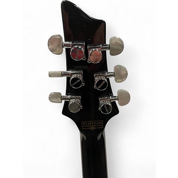 Used 2012 Schecter Guitar Research C1 Custom SEE-THRU BLACK Solid Body Electric Guitar