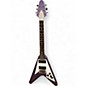 Used Epiphone 1979 kirk Hammett flying v Purple metallic Solid Body Electric Guitar thumbnail