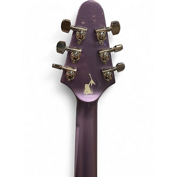 Used Epiphone 1979 kirk Hammett flying v Purple metallic Solid Body Electric Guitar
