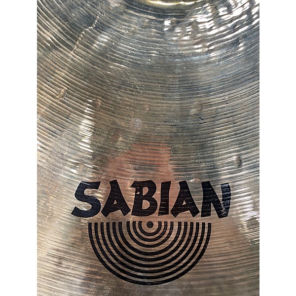 Used SABIAN 21in HH Raw Bell Dry Ride Brilliant Cymbal