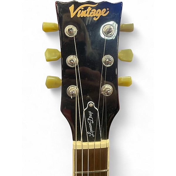 Used Vintage V100 LEMON DROP Solid Body Electric Guitar