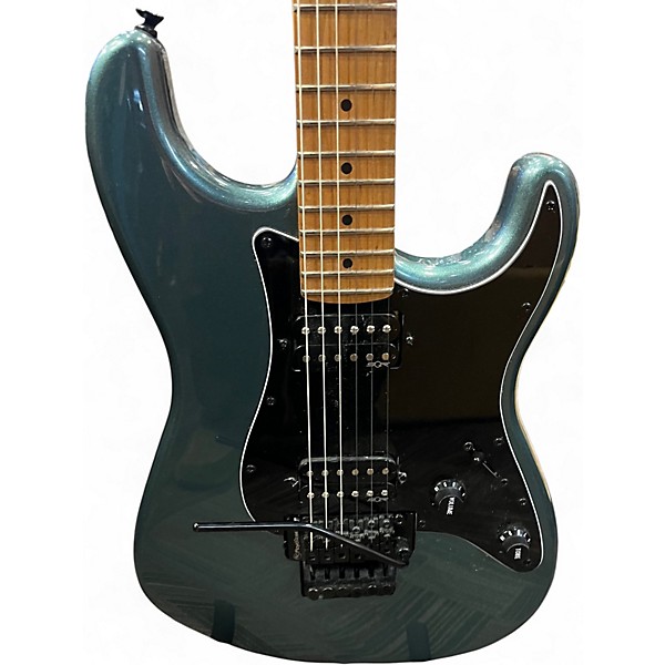 Used Squier Contemporary Stratocaster HH Blue Solid Body Electric Guitar